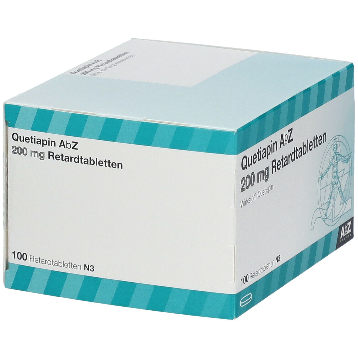 Quetiapin AbZ 200 mg Retardtabletten 100 St Retard-Tabletten