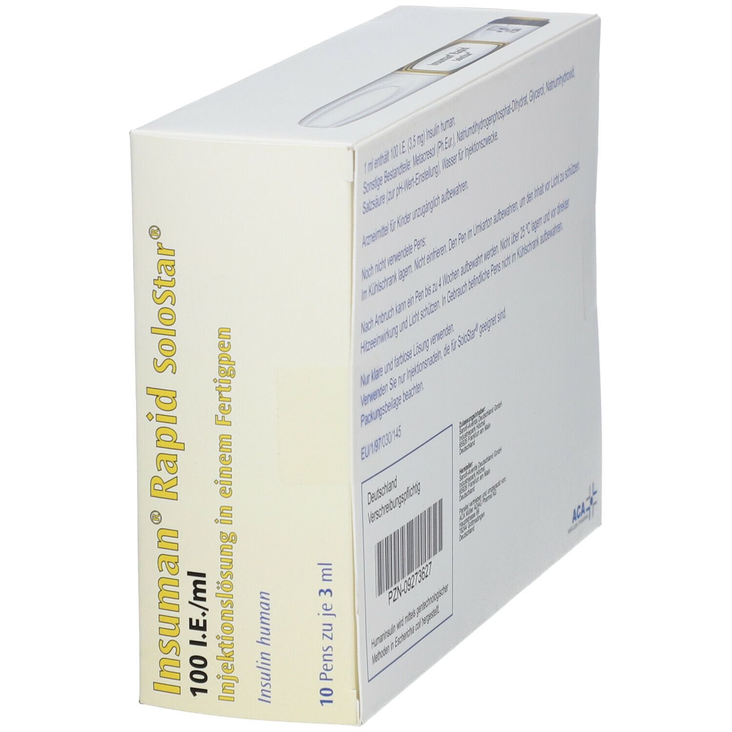 Insuman Rapid 100 I.E./ml SoloStar
