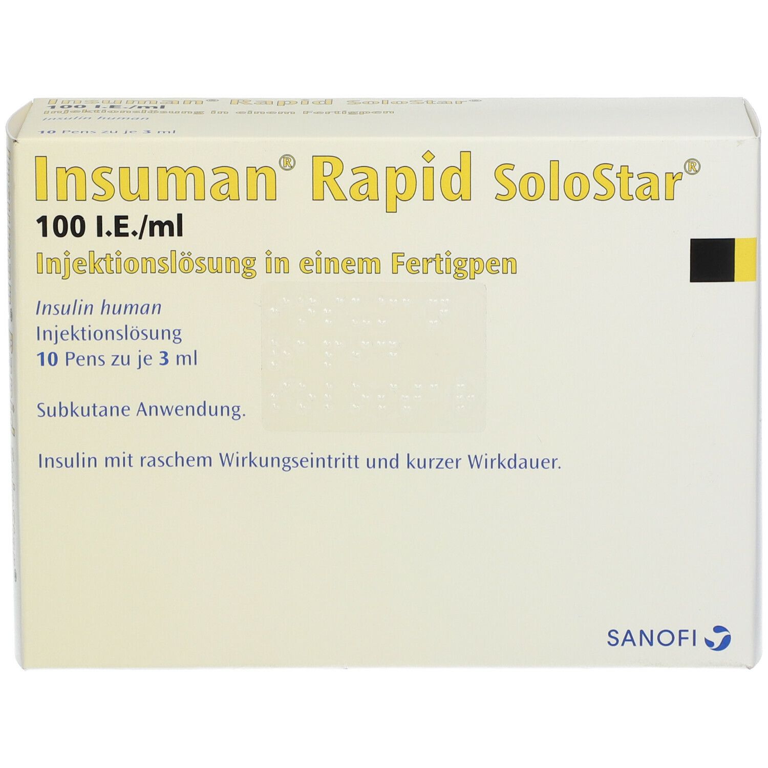 Insuman Rapid 100 I.E./ml SoloStar