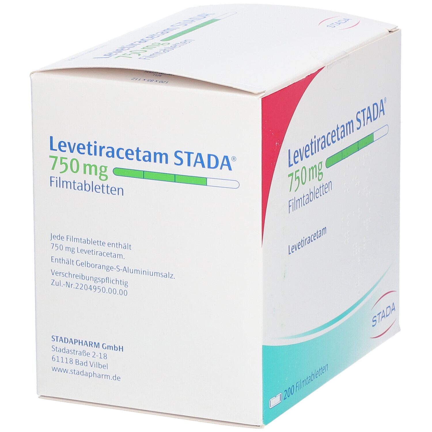 Levetiracetam Stada 750 mg Filmtabletten 50 St