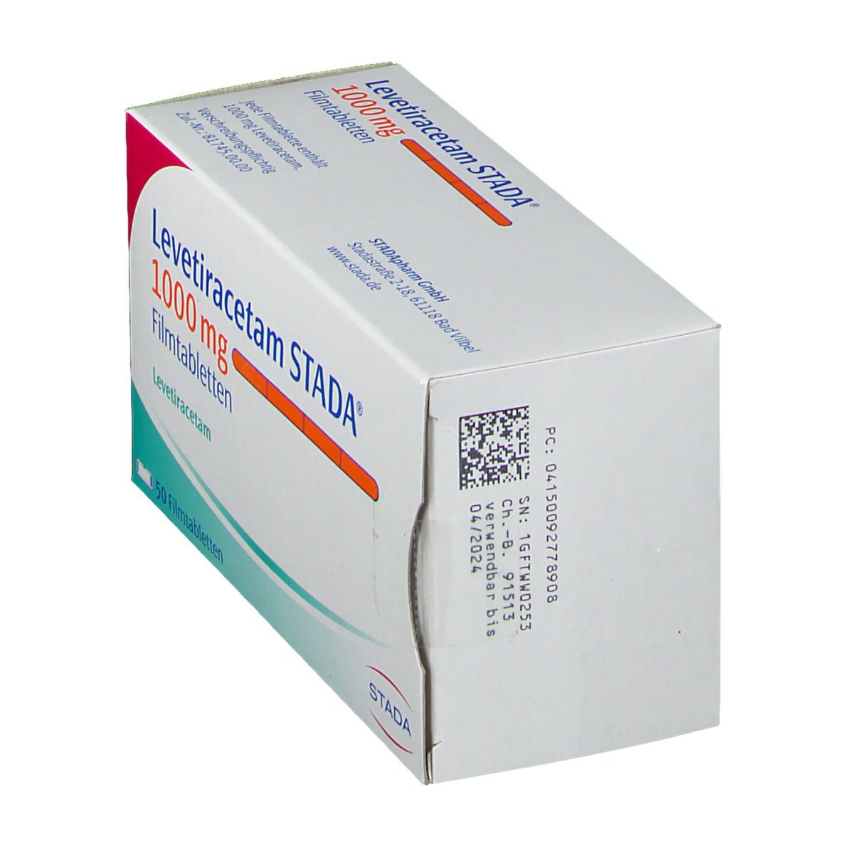 Levetiracetam Stada 1000 mg Filmtabletten 200 St