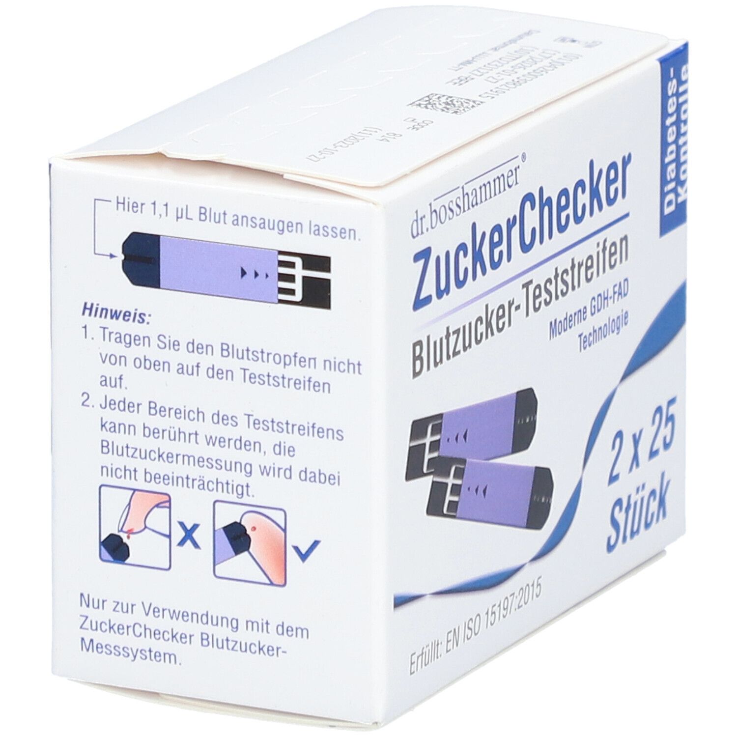 Zuckerchecker Blutzucker Teststreifen