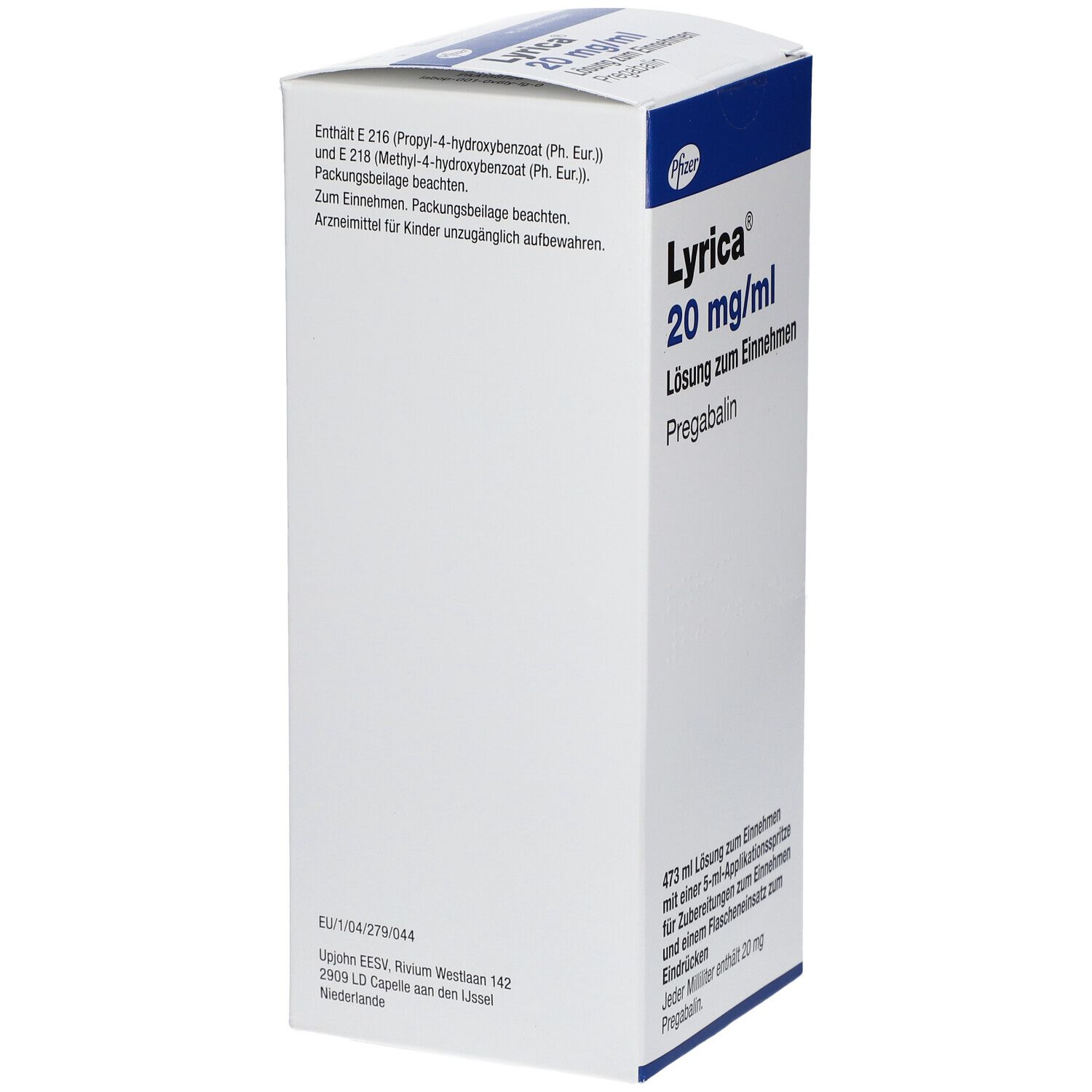 Lyrica 20 mg/ml Lösung zum Einnehmen 473 ml