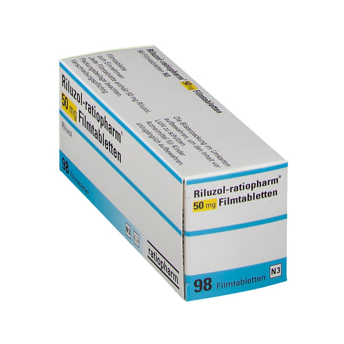 RILUZOL-neuraxpharm 50 mg Filmtabletten 98 St