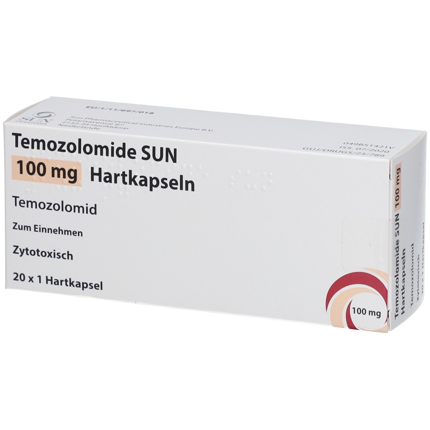 Temozolomide SUN 100 mg
