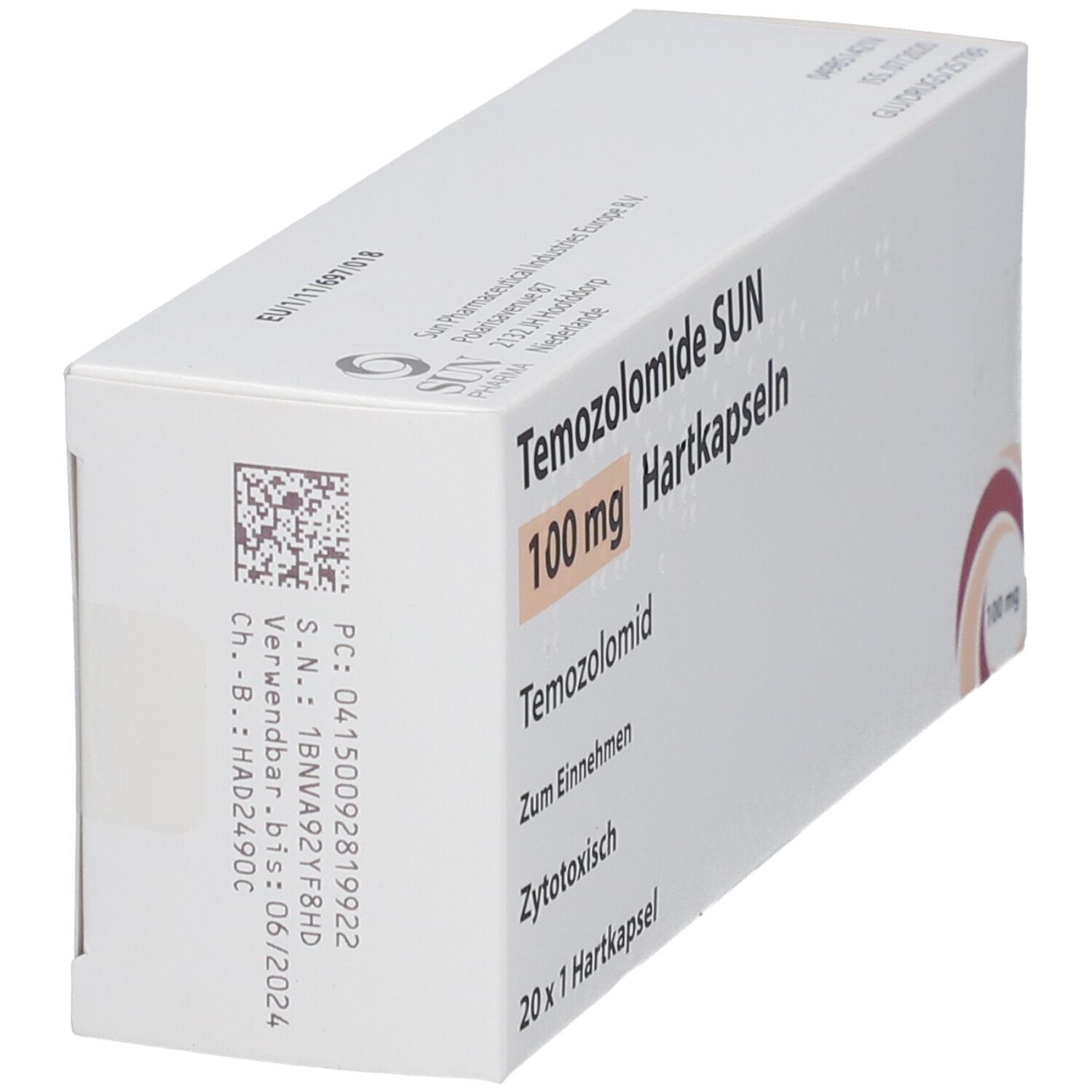 Temozolomide SUN 100 mg