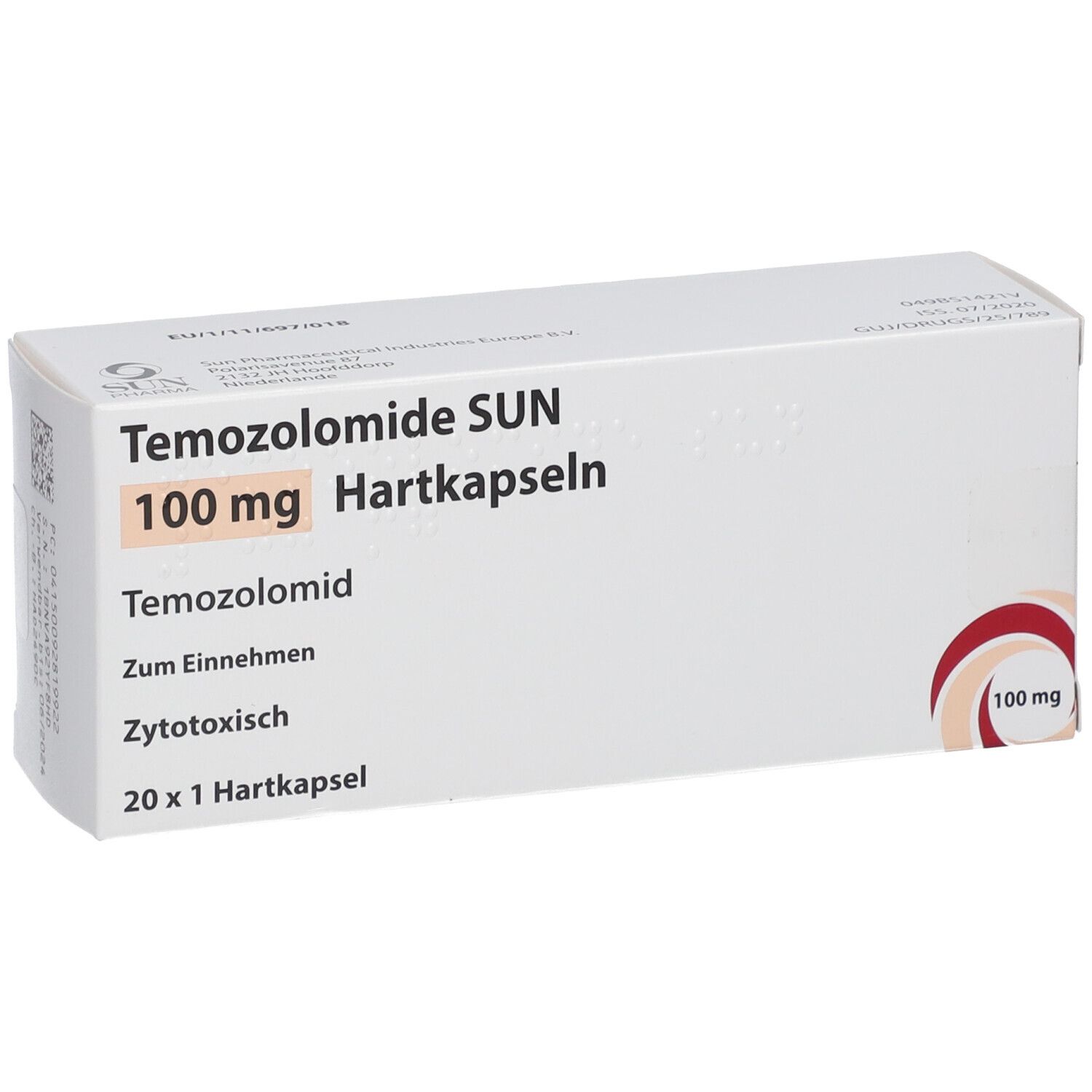 Temozolomide SUN 100 mg