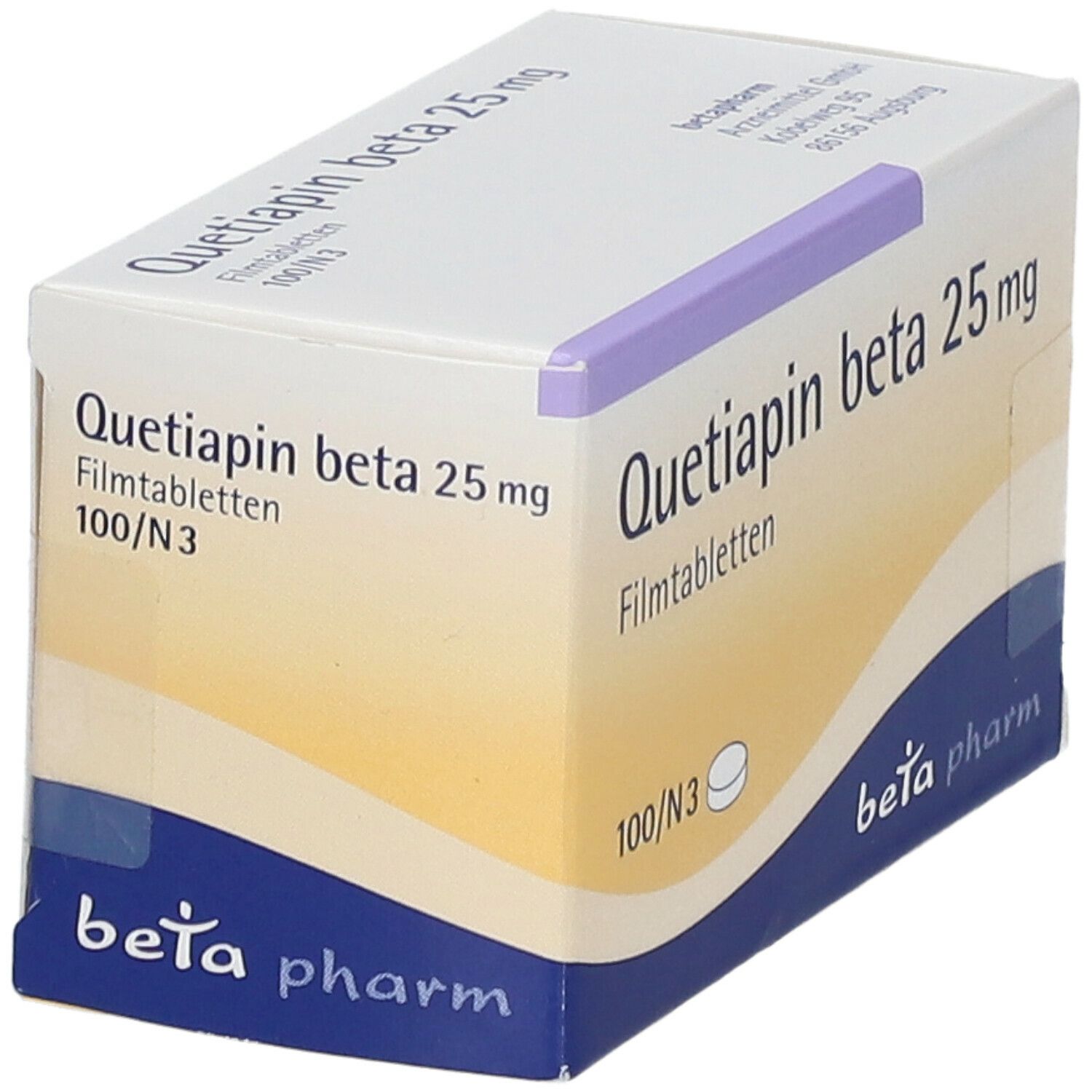 Quetiapin beta 200 mg Filmtabletten 100 St