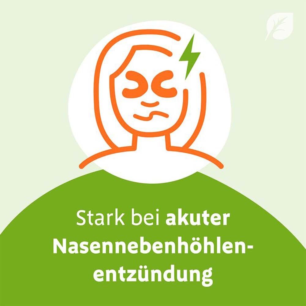 Sinupret® eXtract löst den Schleim, öffnet die Nase, befreit den Kopf