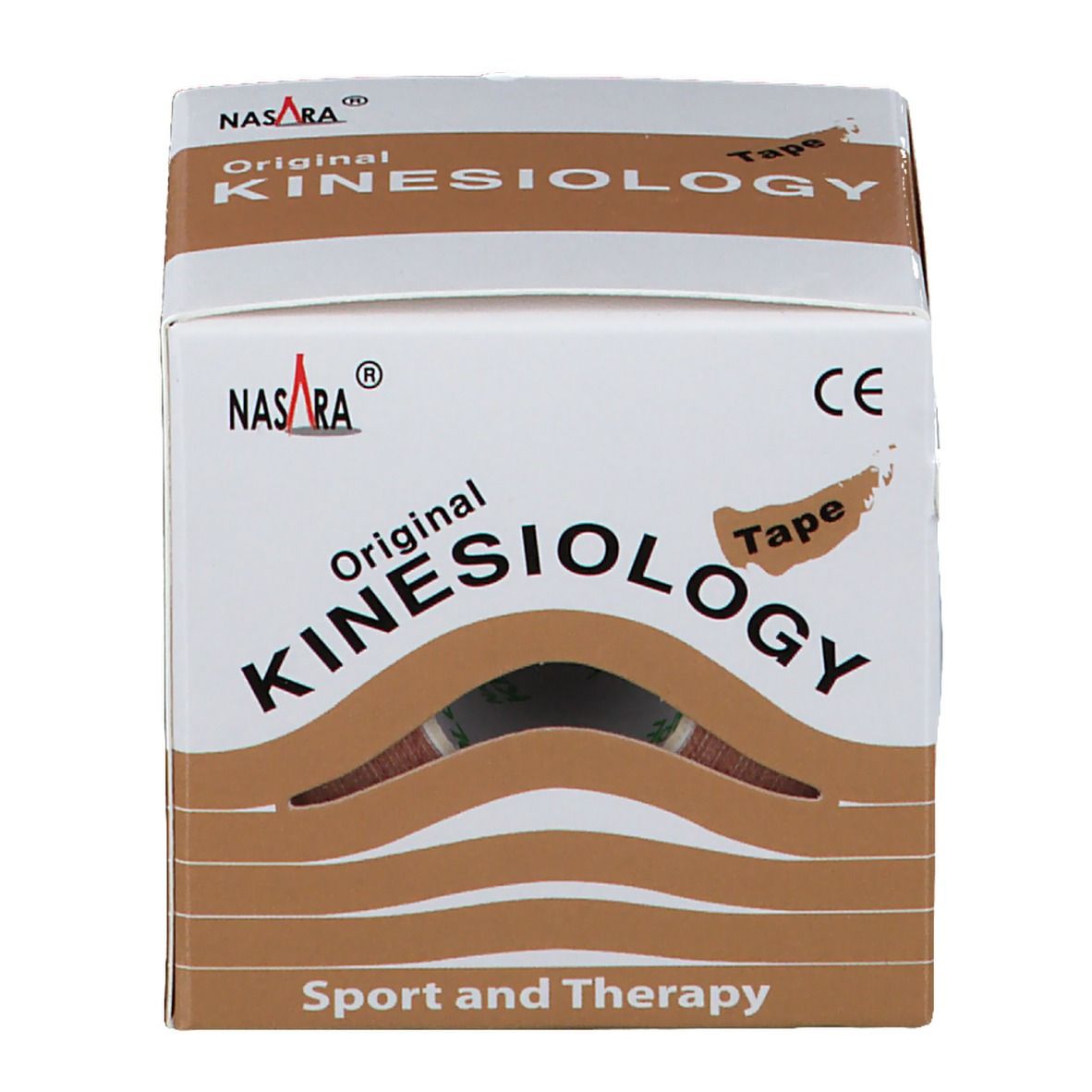 NASARA® Kinesiology-Tape classic 5 cm x 5 m Rolle Beige