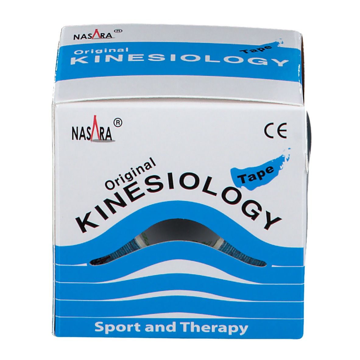 NASARA® Kinesiology-Tape classic 5 cm x 5 m Rolle Blau