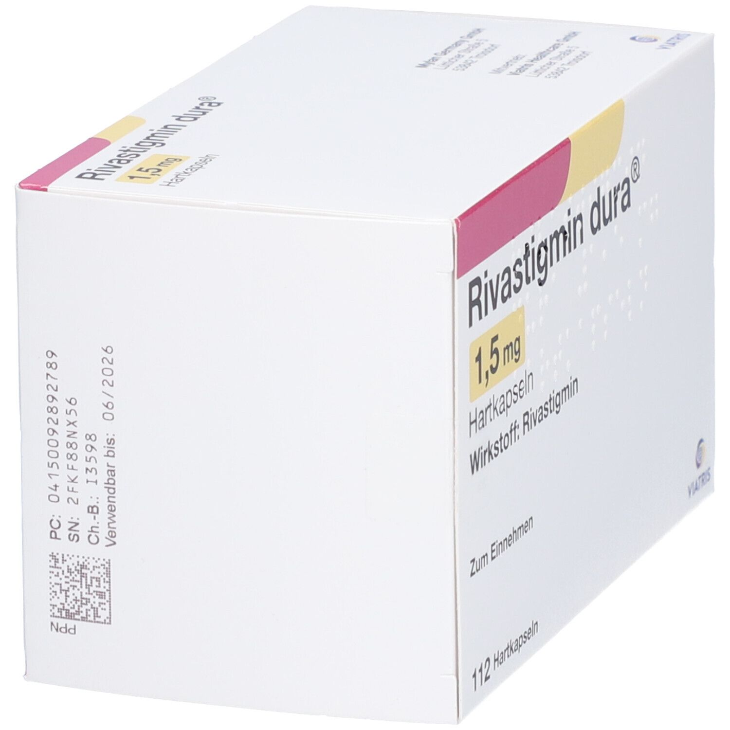 Rivastigmin dura 1,5 mg Hartkapseln 56 St