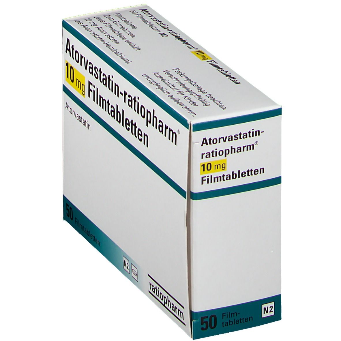 ATORVASTATIN-ratiopharm 10 mg Filmtabletten 50 St