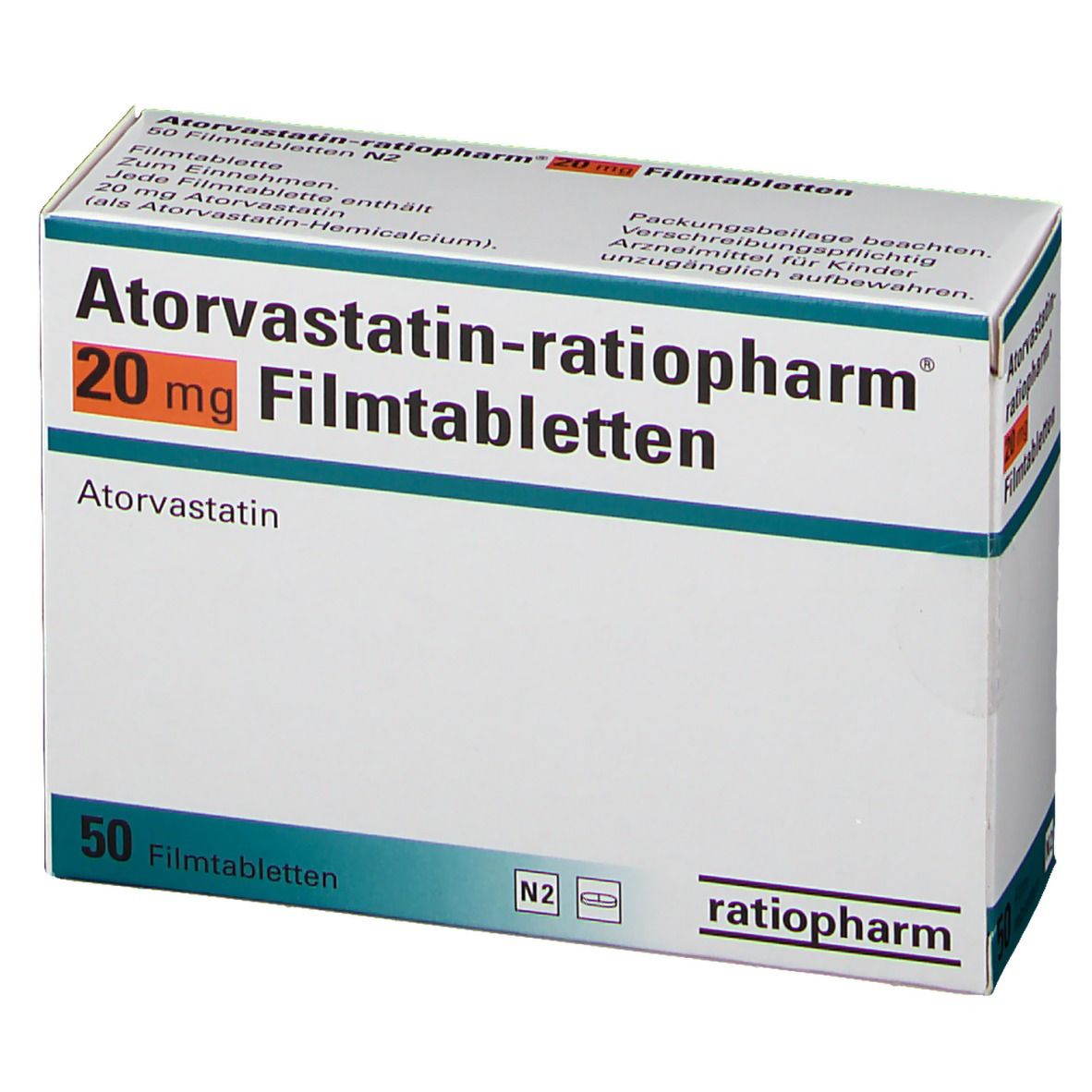 Atorvastatin-ratiopharm® 20 mg