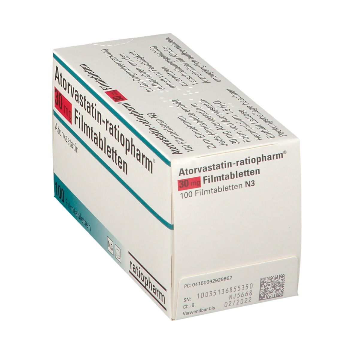 ROSUVASTATIN-ratiopharm 5 mg Filmtabletten 30 St