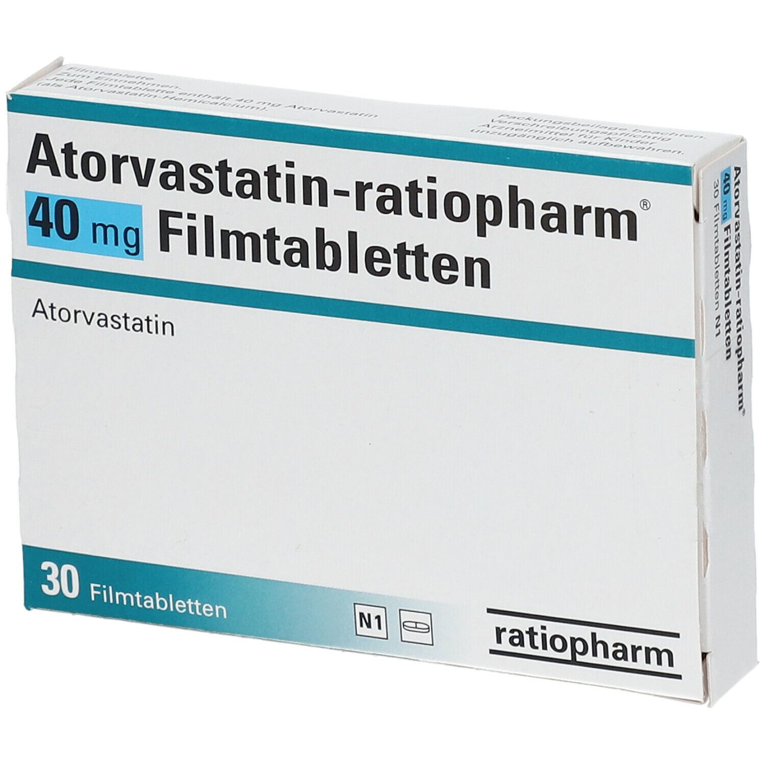 Atorvastatin-ratiopharm® 40 mg