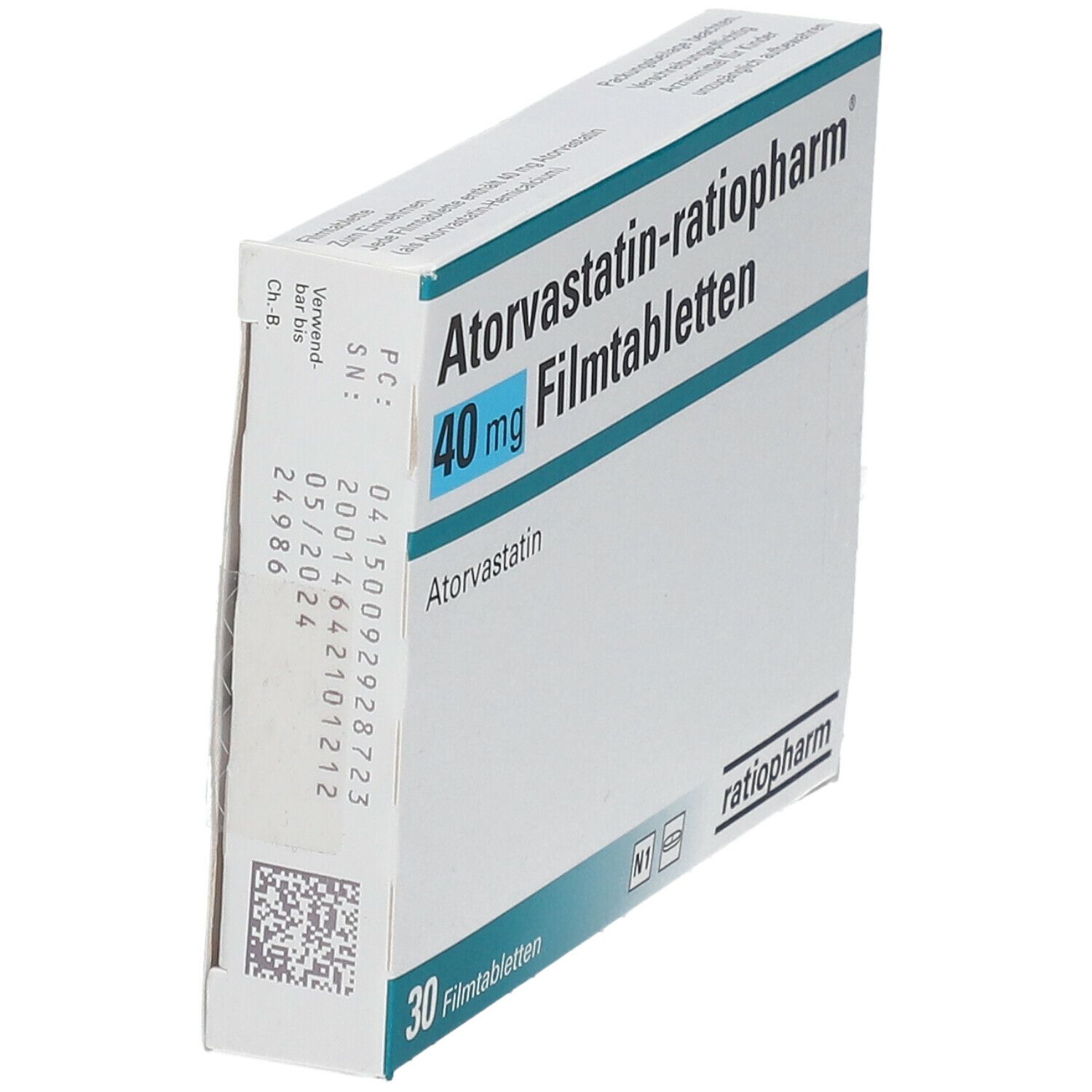 Atorvastatin-ratiopharm® 40 mg