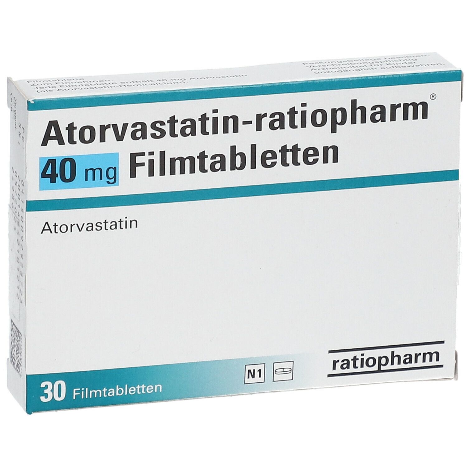 Atorvastatin-ratiopharm® 40 mg