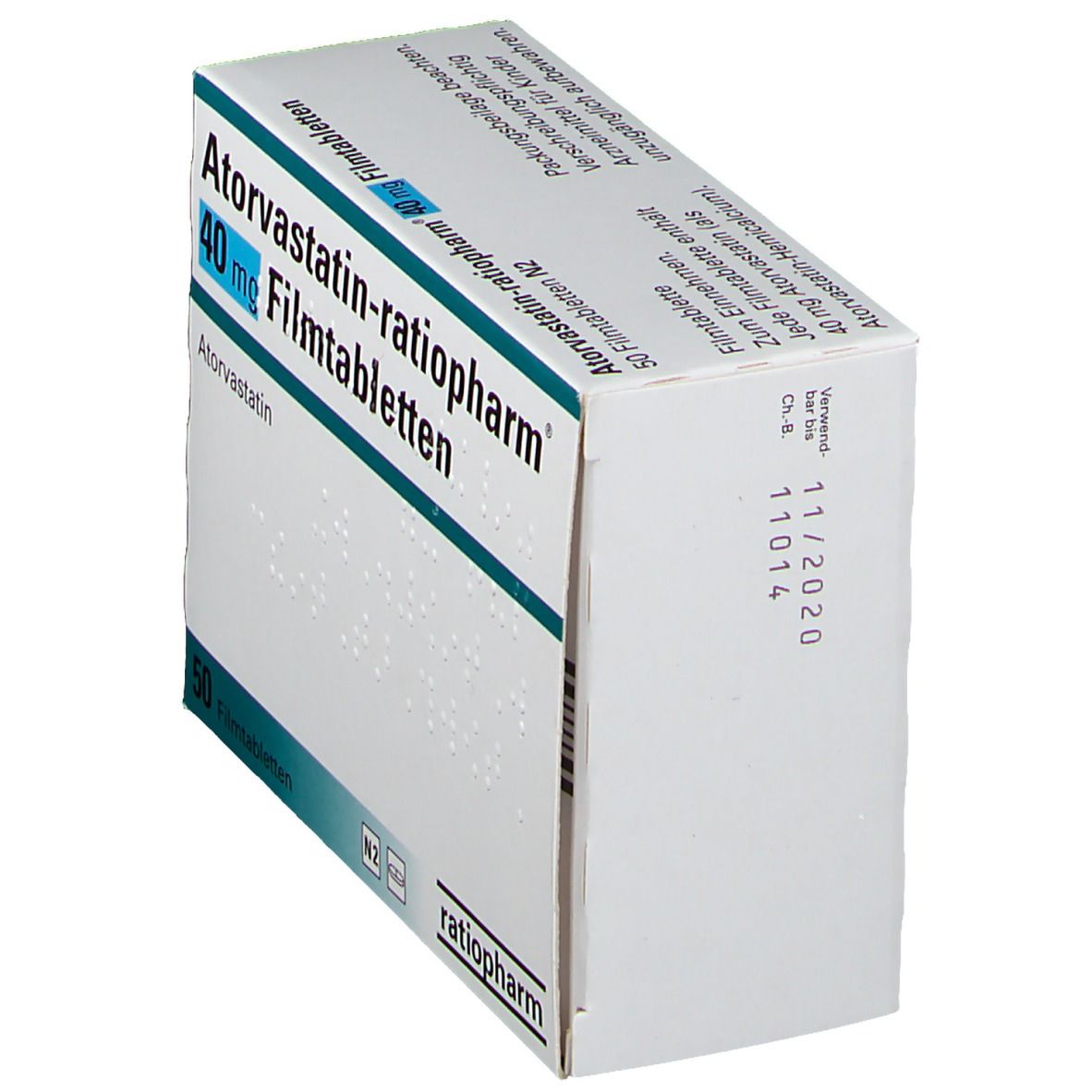 Atorvastatin-ratiopharm® 40 mg