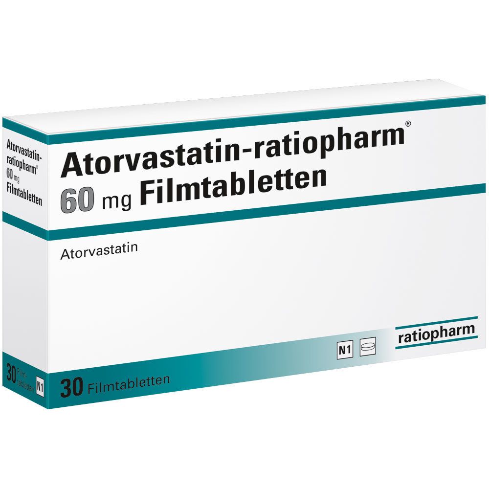 Atorvastatin-ratiopharm® 60 mg