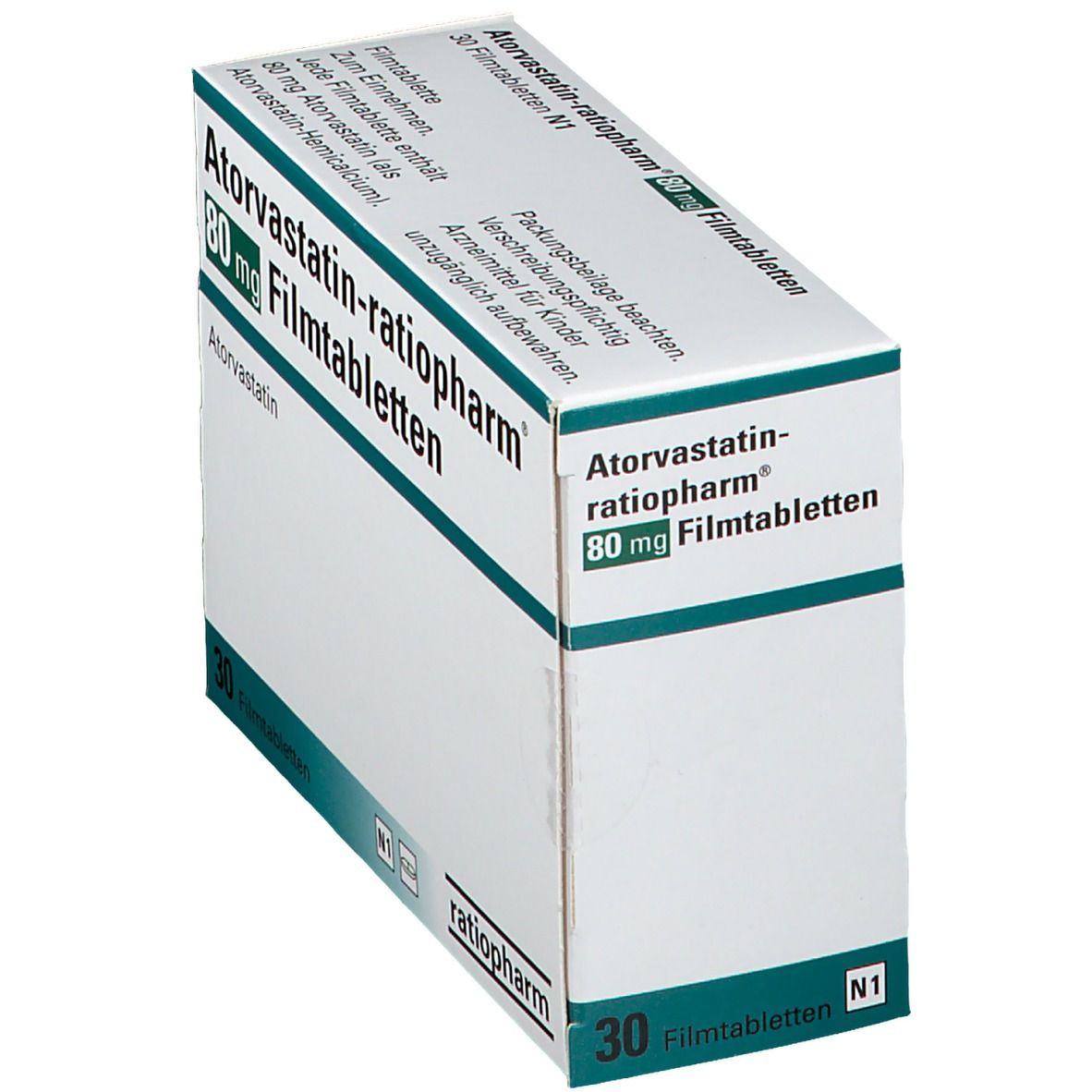 ATORVASTATIN-ratiopharm 80 mg Filmtabletten 30 St