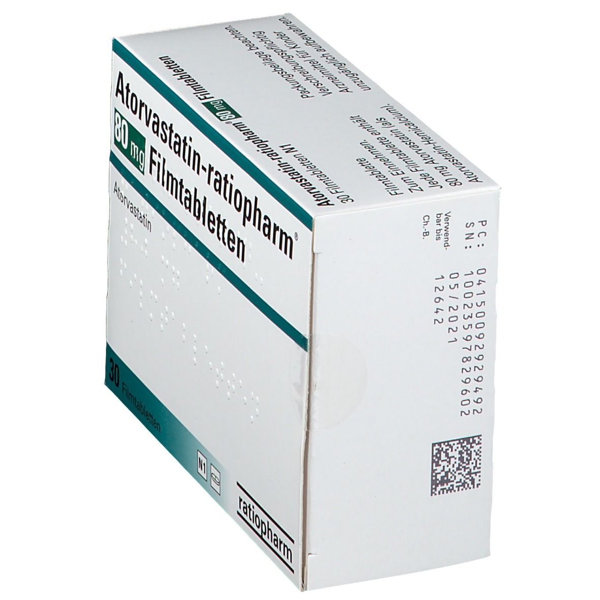 Atorvastatin-ratiopharm® 80 mg