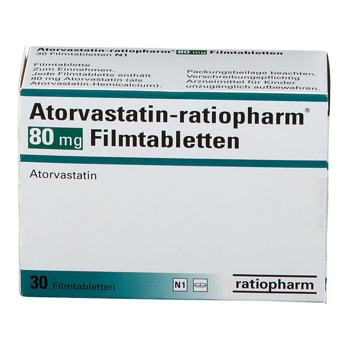 Atorvastatin-ratiopharm® 80 mg