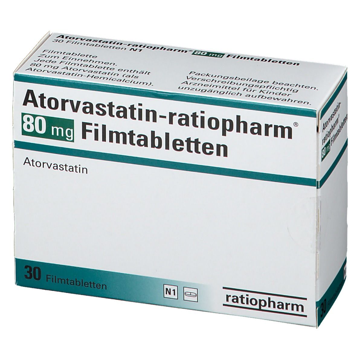 Atorvastatin-ratiopharm® 80 mg