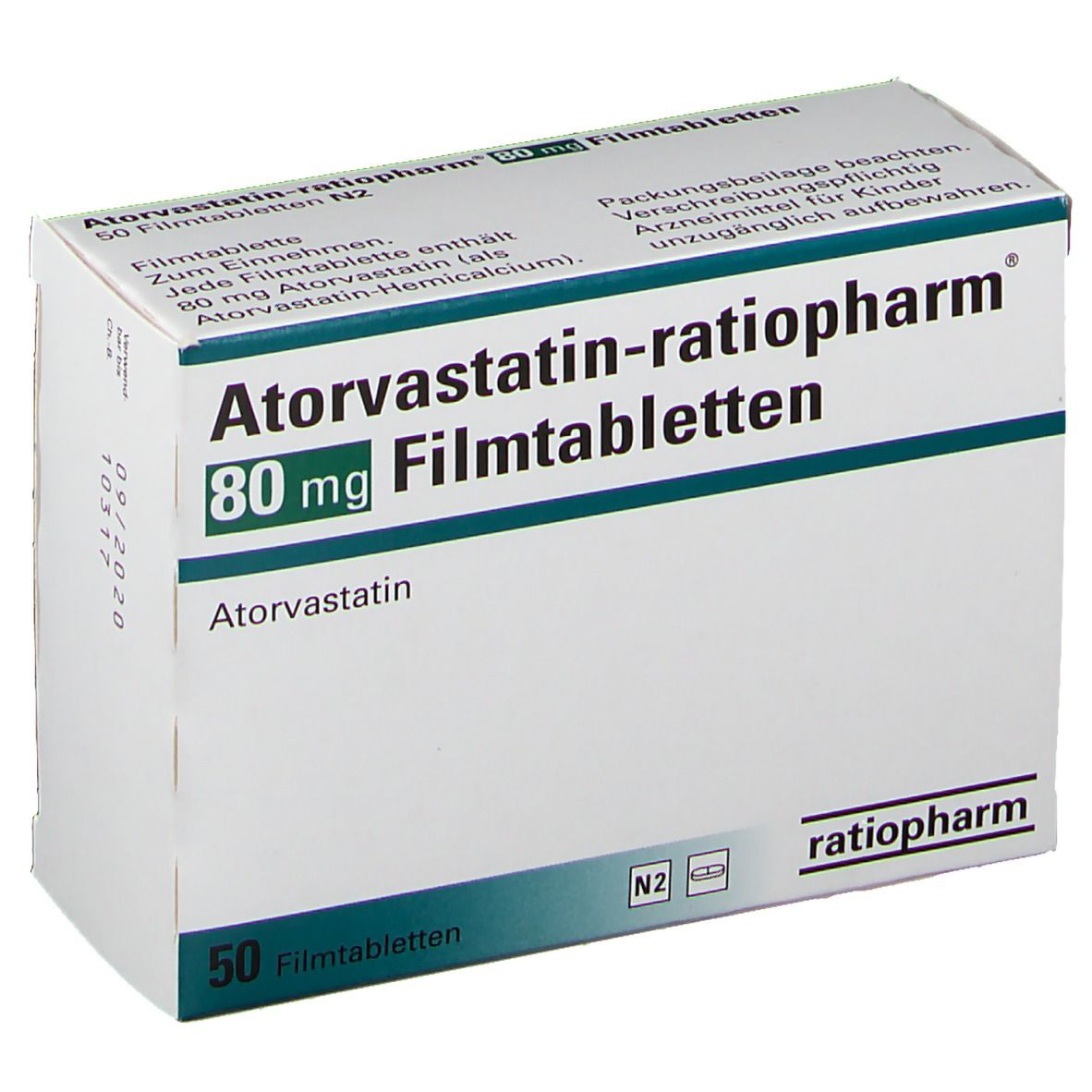 Atorvastatin-ratiopharm® 80 mg