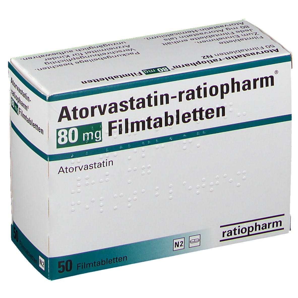 Atorvastatin-ratiopharm® 80 mg
