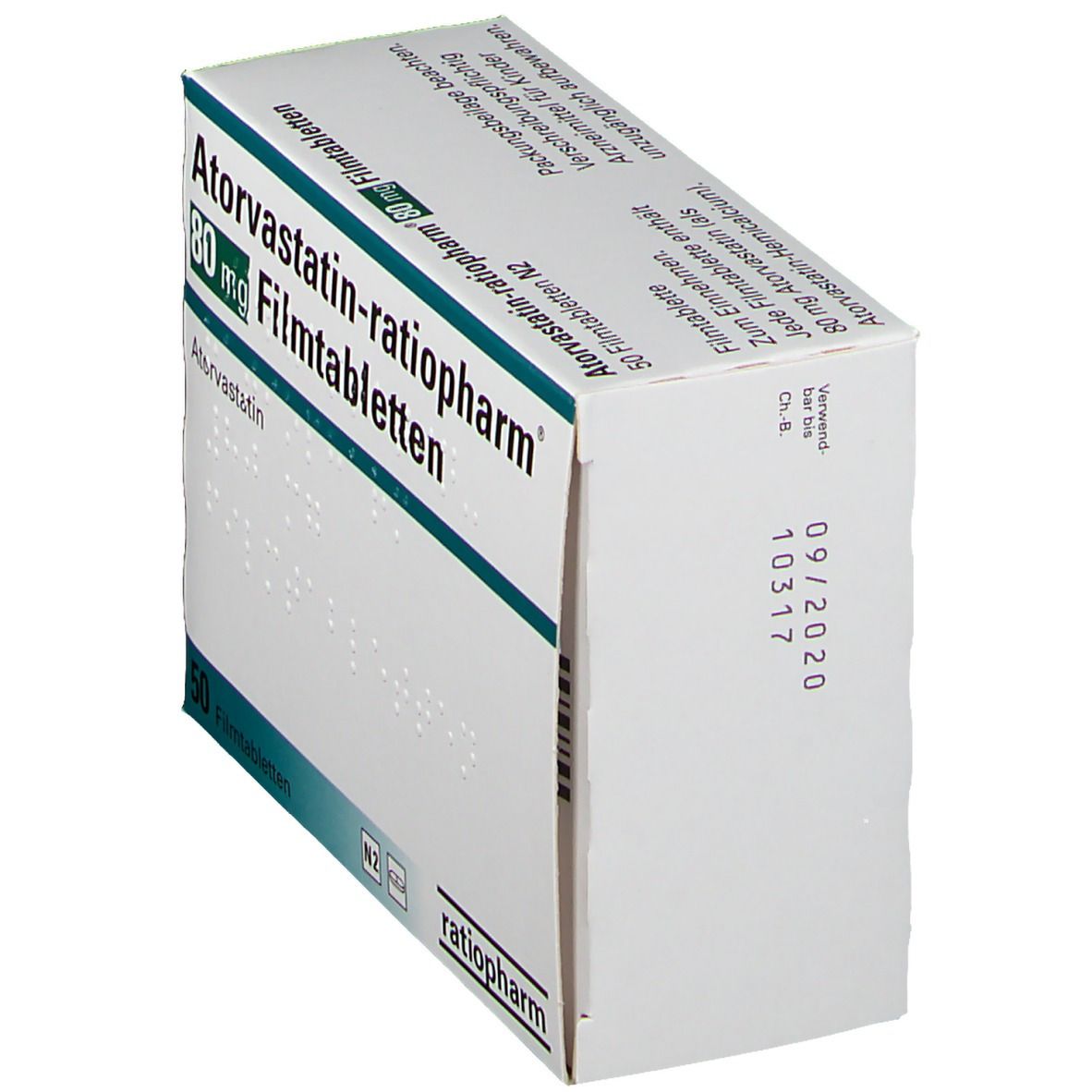 Atorvastatin-ratiopharm® 80 mg