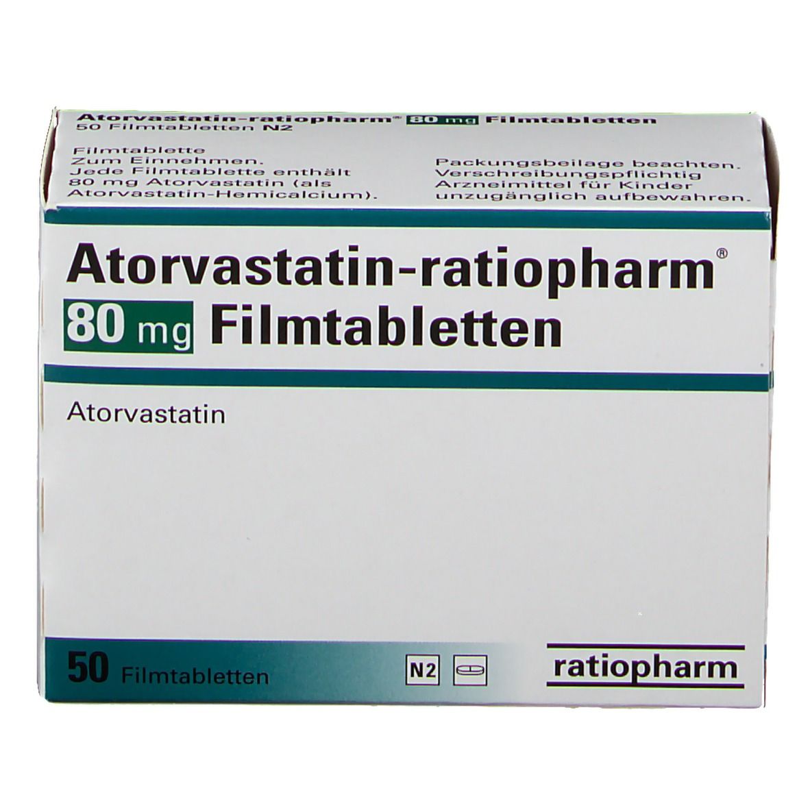 Atorvastatin-ratiopharm® 80 mg