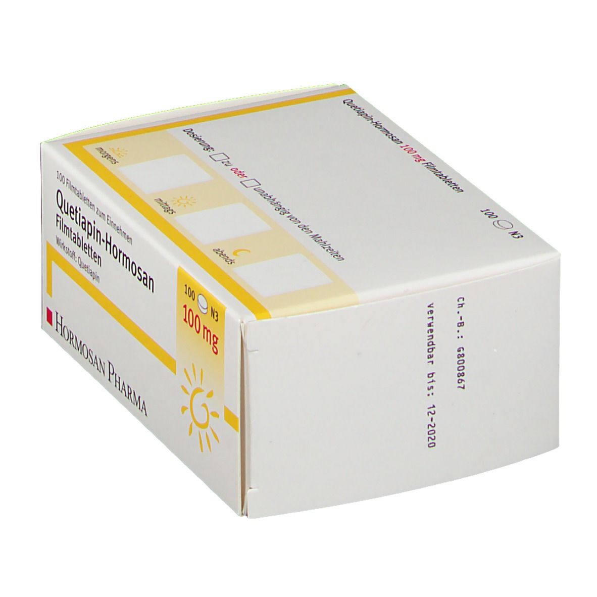 Quetiapin Hormosan 100 mg Filmtabletten St