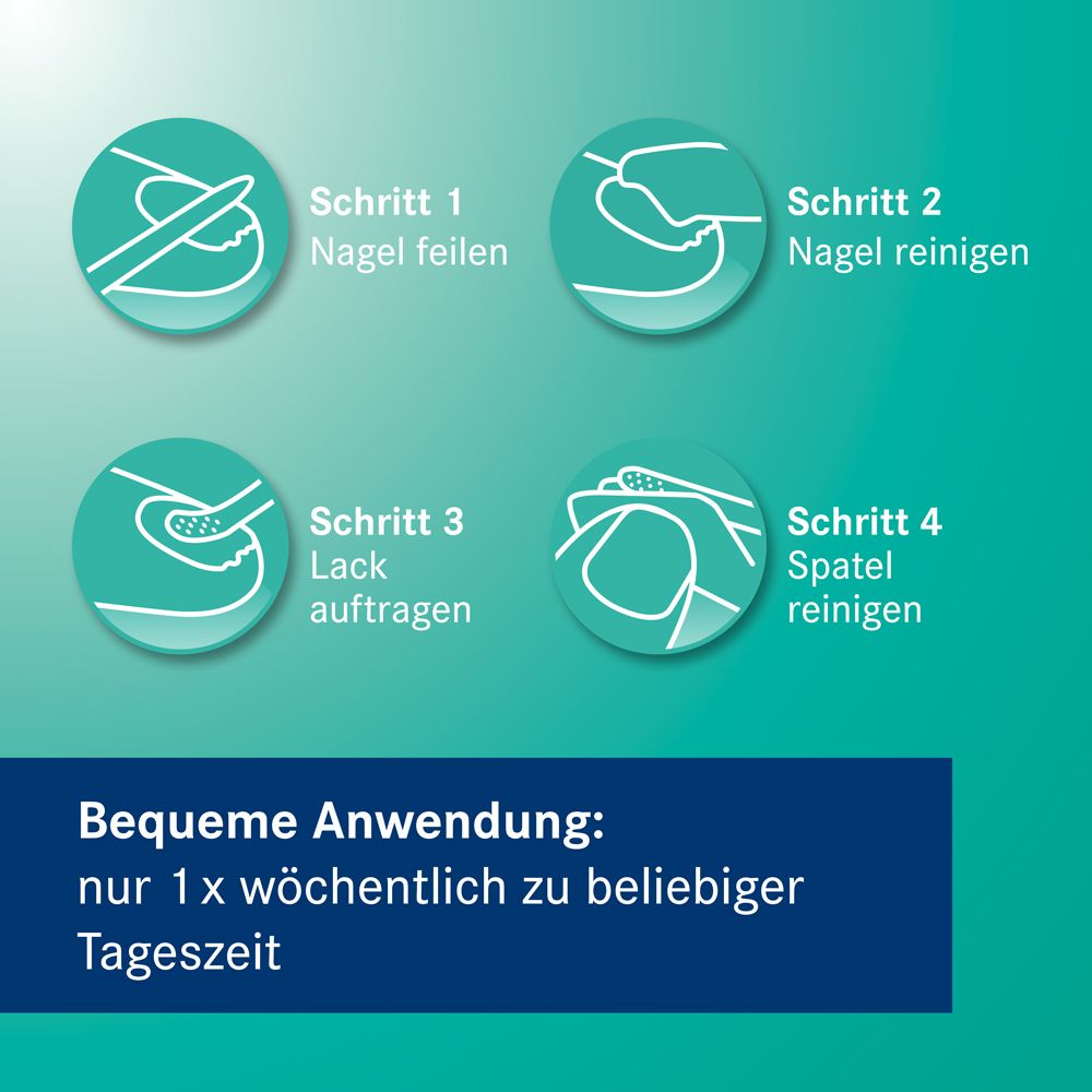 Amorolfin Nagelkur Heumann 5% wirkstoffhaltiger Nagellack