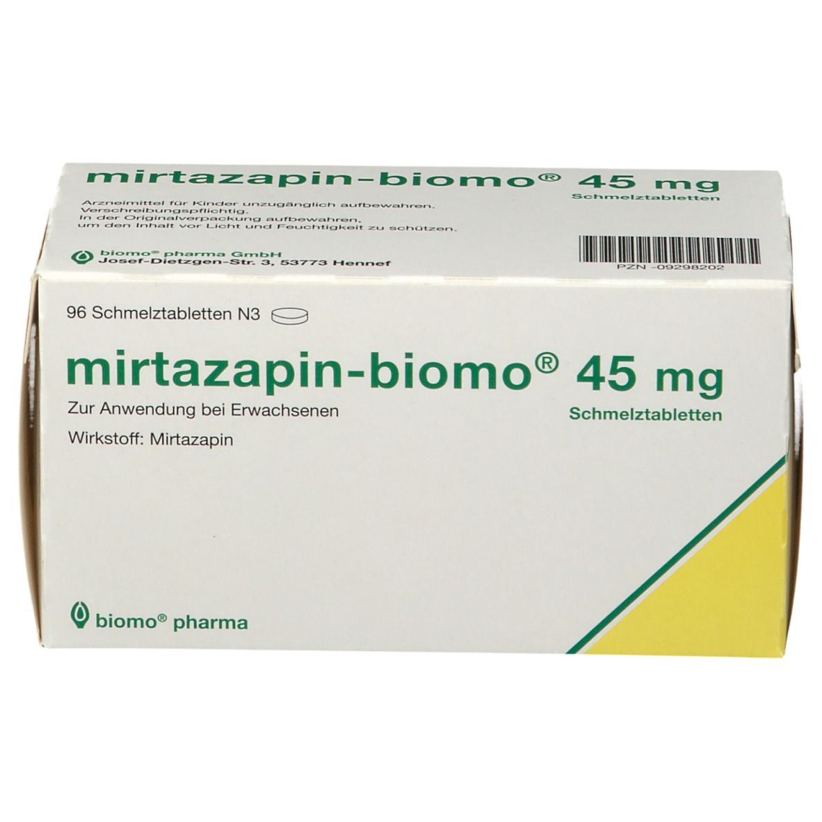 mirtazapin-biomo® 45 mg