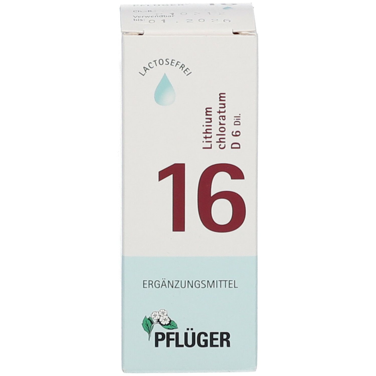 Biochemie Pflüger® 16 Lithium chloratum D6 Tropfen
