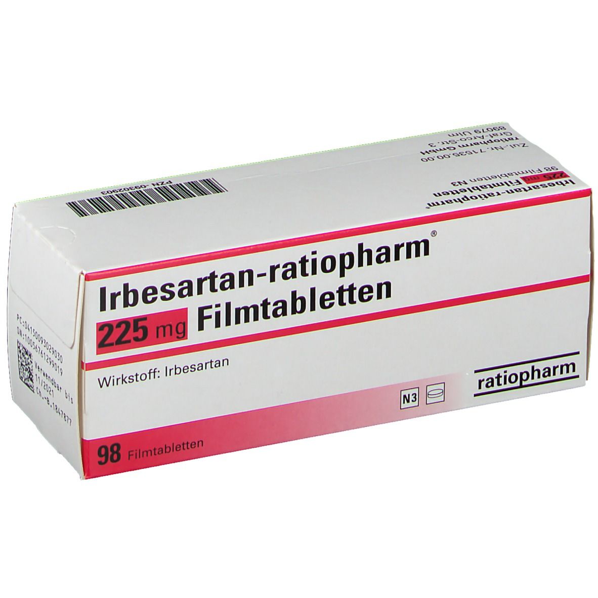 Irbesartan-ratiopharm® 225 mg