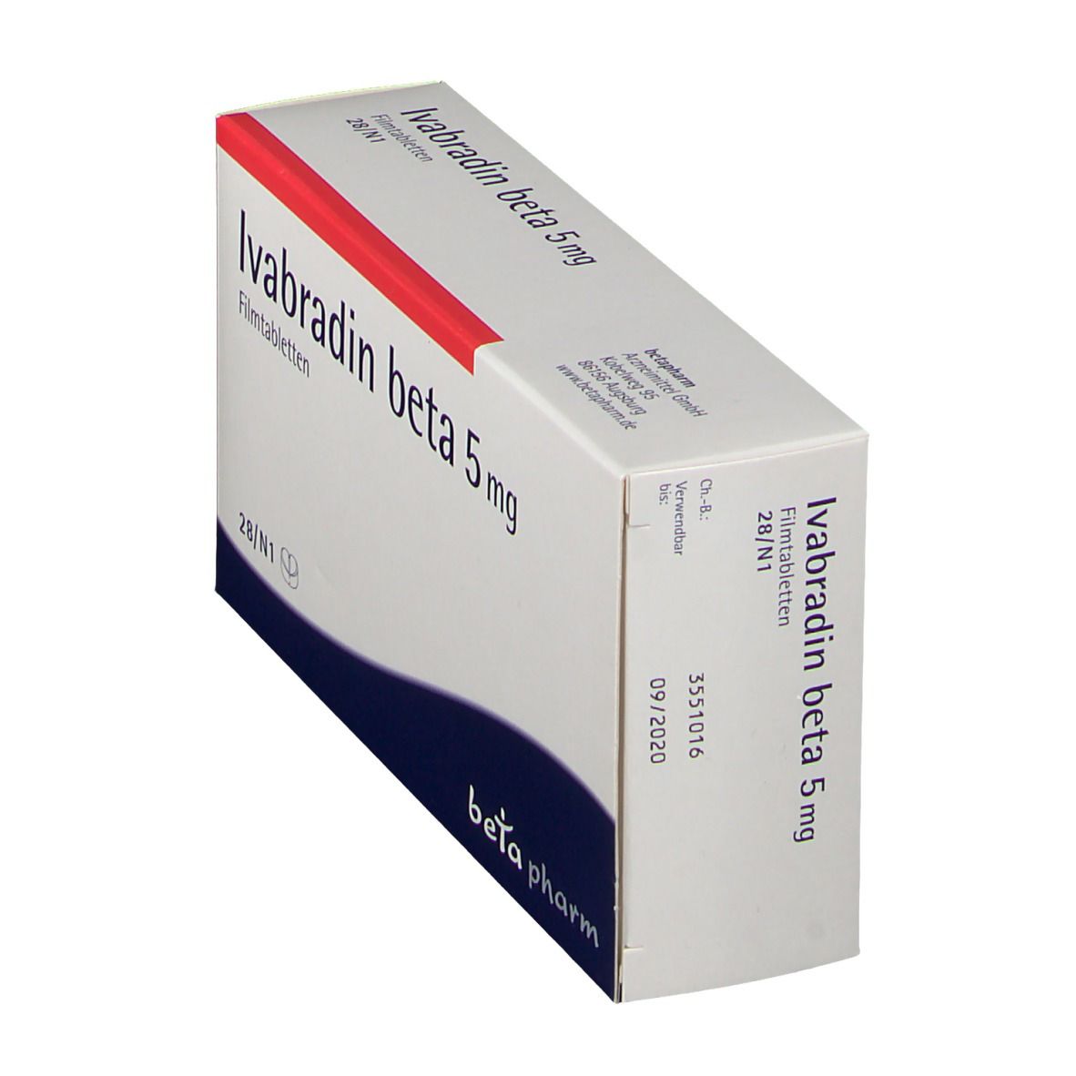 Ivabradin beta 5 mg Filmtabletten 28 St