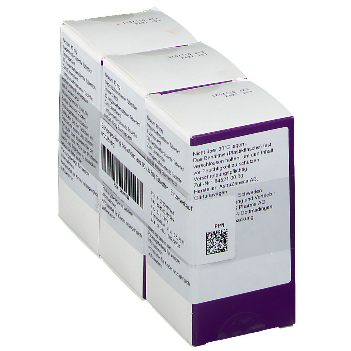 Nexium 40 mg magensaftresistente Tabletten 90 St magensaftresistent