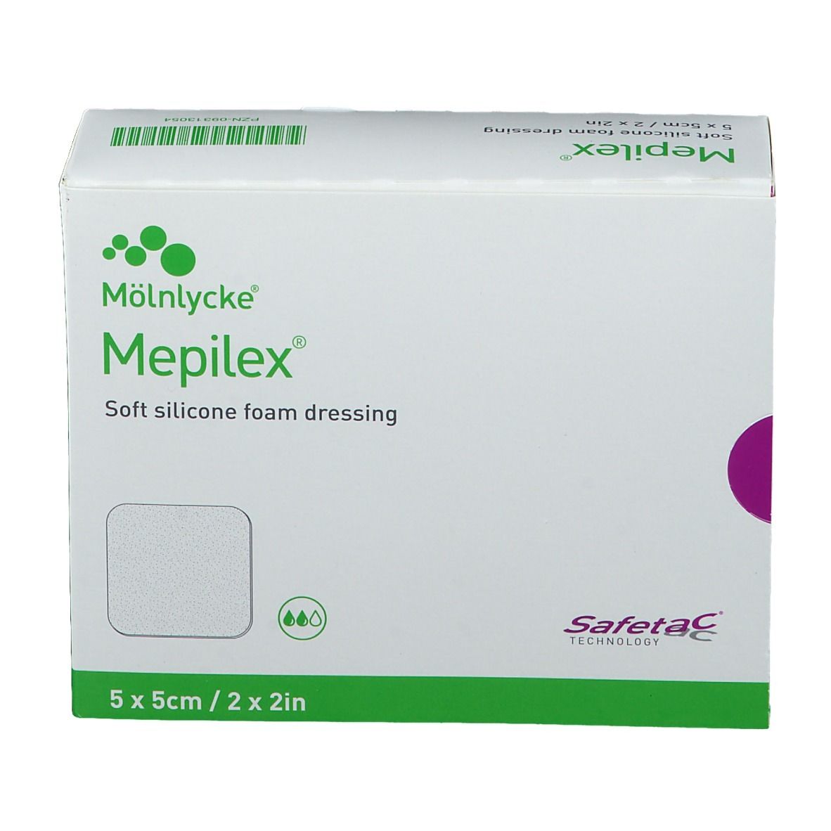 Mepilex® 5x5 cm Schaumverband