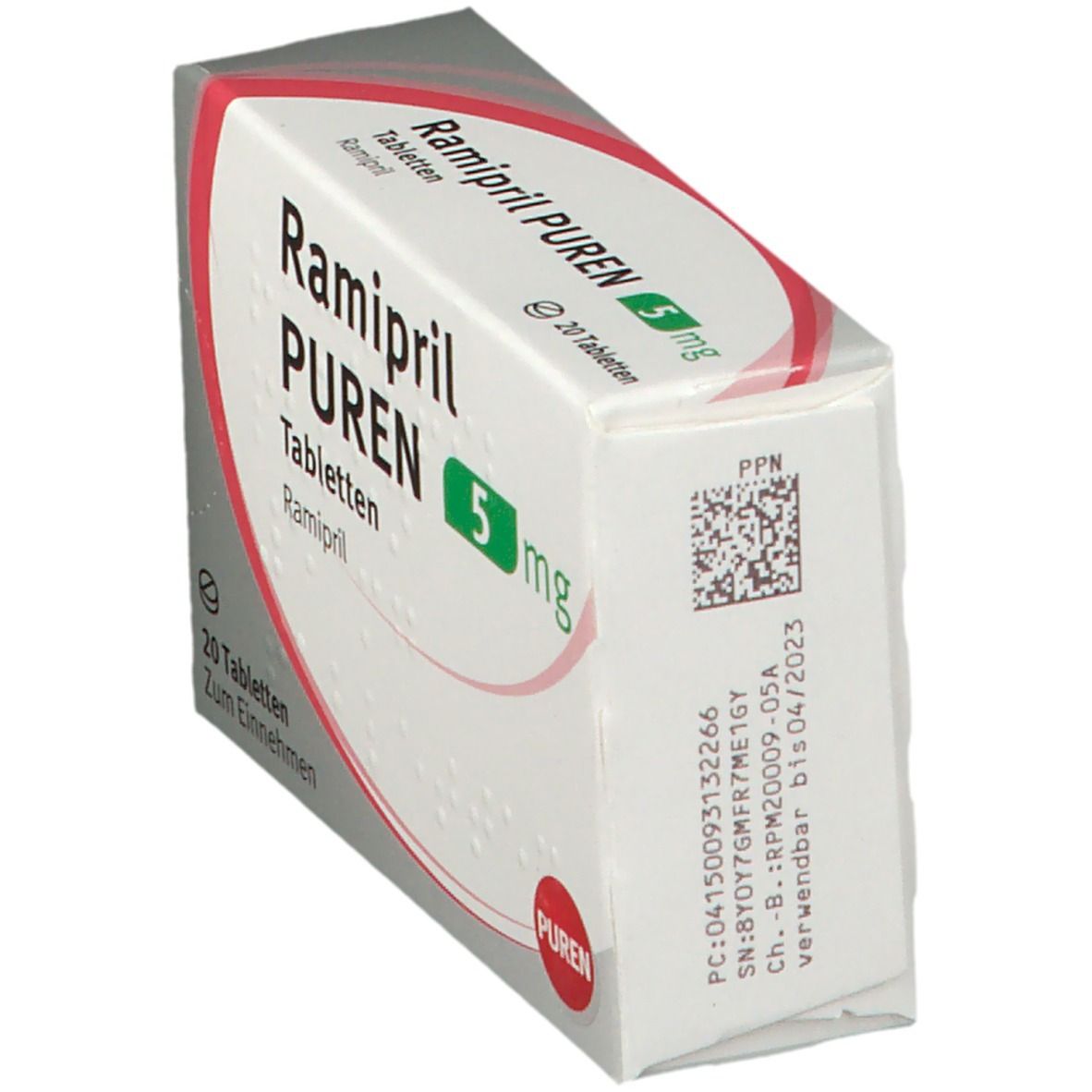 Ramipril Puren 5 mg Tabletten 20 St