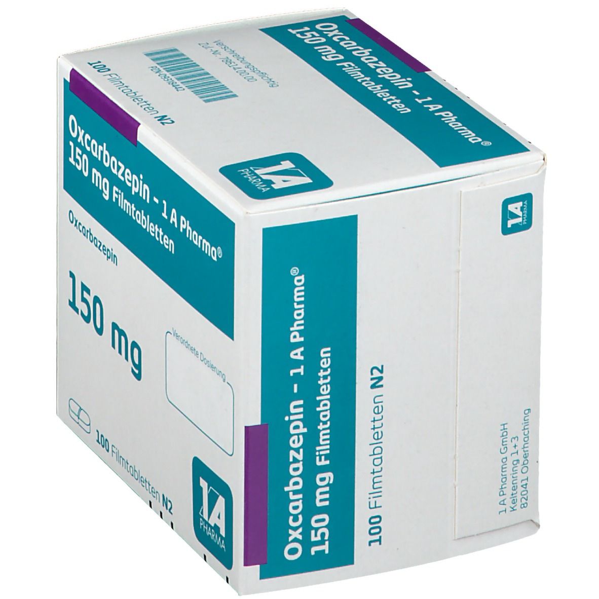 Oxcarbazepin-1A Pharma 150 mg Filmtabletten 100 St