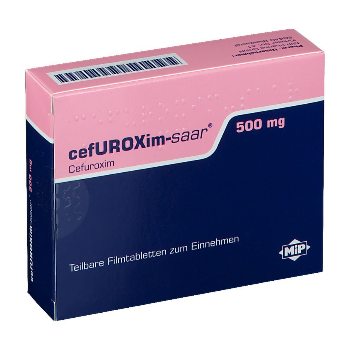 CEFUROXIM-saar 500 mg Filmtabletten 12 St