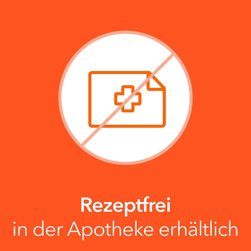 Symbol für rezeptfreie Apothekenverfügbarkeit.