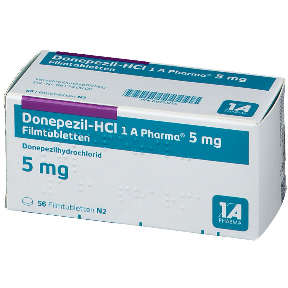 Donepezil-HCl - 1 A Pharma® 5 mg Schmelztabletten