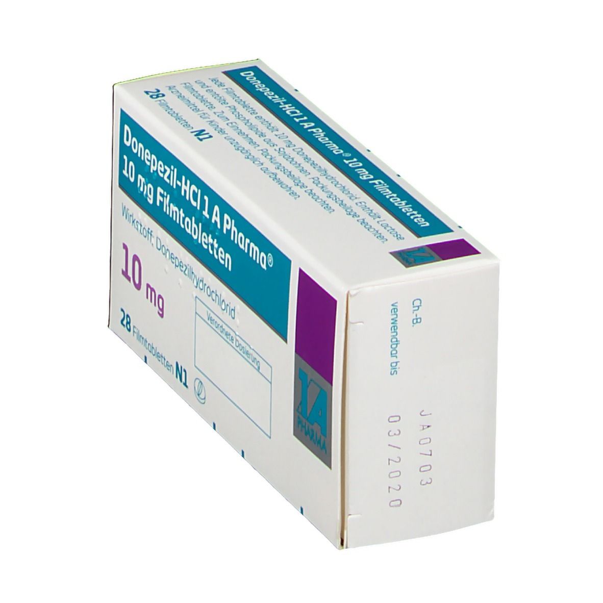 Donepezil-Hcl-1A Pharma 10 mg Filmtabletten 28 St