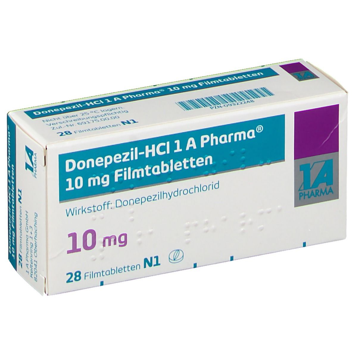 Donepezil-HCl - 1 A Pharma® 10 mg