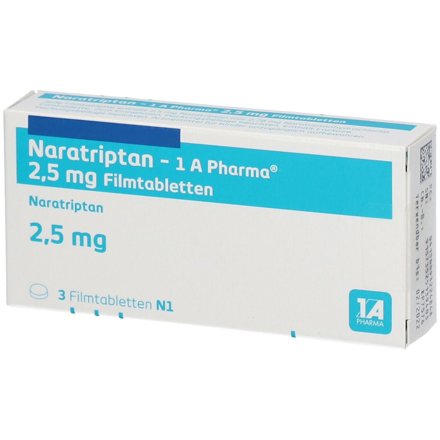 Naratriptan - 1 A Pharma® 2,5 mg
