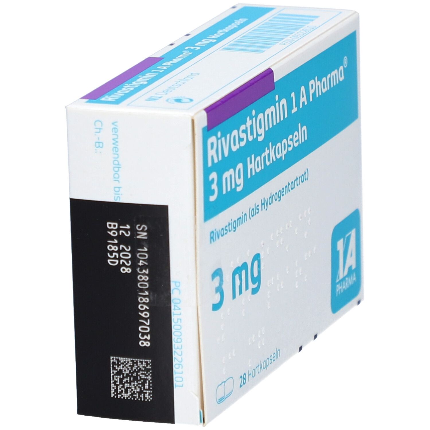 Rivastigmin-1A Pharma 3 mg Hartkapseln 28 St