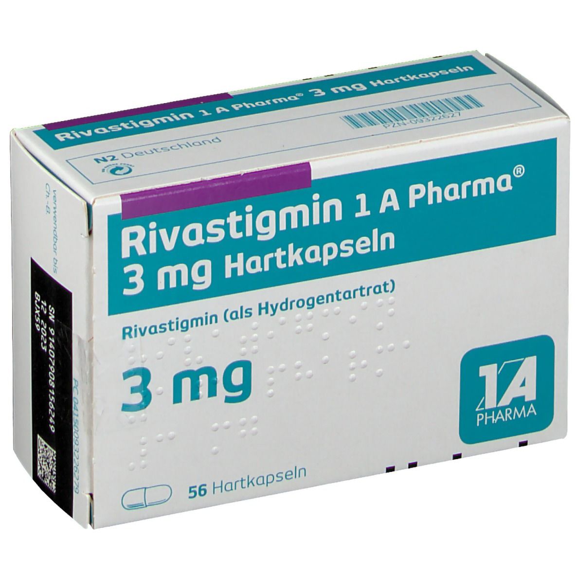 Rivastigmin 1 A Pharma® 3 mg